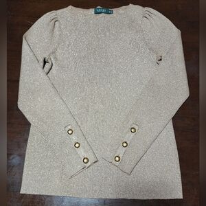 Lauren Ralph Lauren Gold Sweater